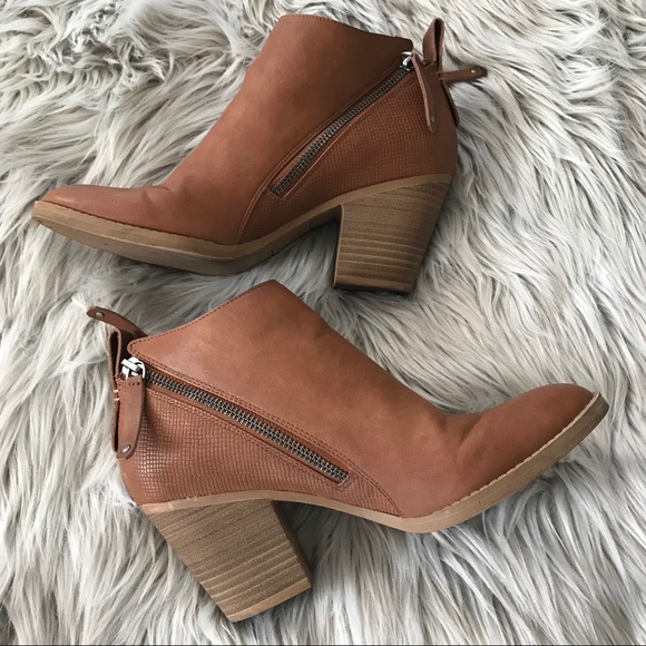 dv jameson double zip booties
